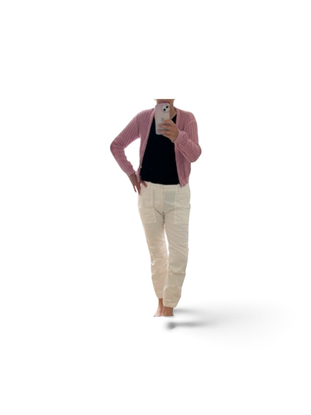 Casual Women's Cream Utility Pants 6